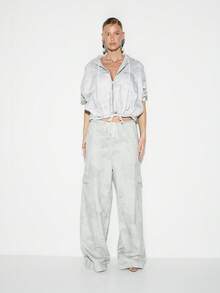 KIZN Áo hoodie ngụy trang cỡ lớn có mũ rút và khóa kéo phía trước cho phong cách đường phố thường ngày mùa thu đông - Nhiều màu - Xem 3