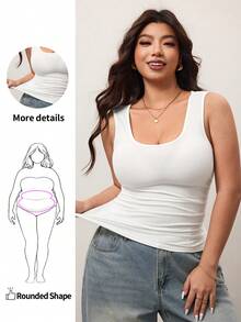 Enliva 2 件套休闲简约无袖背心，大码女款，夏季 - 彩色 - 查看 1