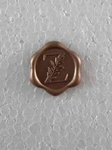 30/50 张字母蜡封贴纸，金色字母自粘蜡封贴纸，信封封口贴纸，自粘金色贴纸，适用于感恩节贺卡/礼品包装/婚礼订婚派对邀请函、生日派对、圣诞节等场合。 - 銅色 - 查看 36