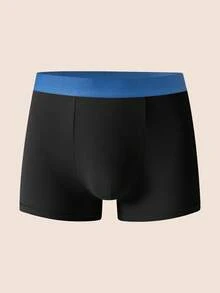 Manfinity Underwear&Sleepwear Basics 7pcs/Pack Men's Solid Color Comfortable Fitted Boxer Briefs - Multicolor - View 8