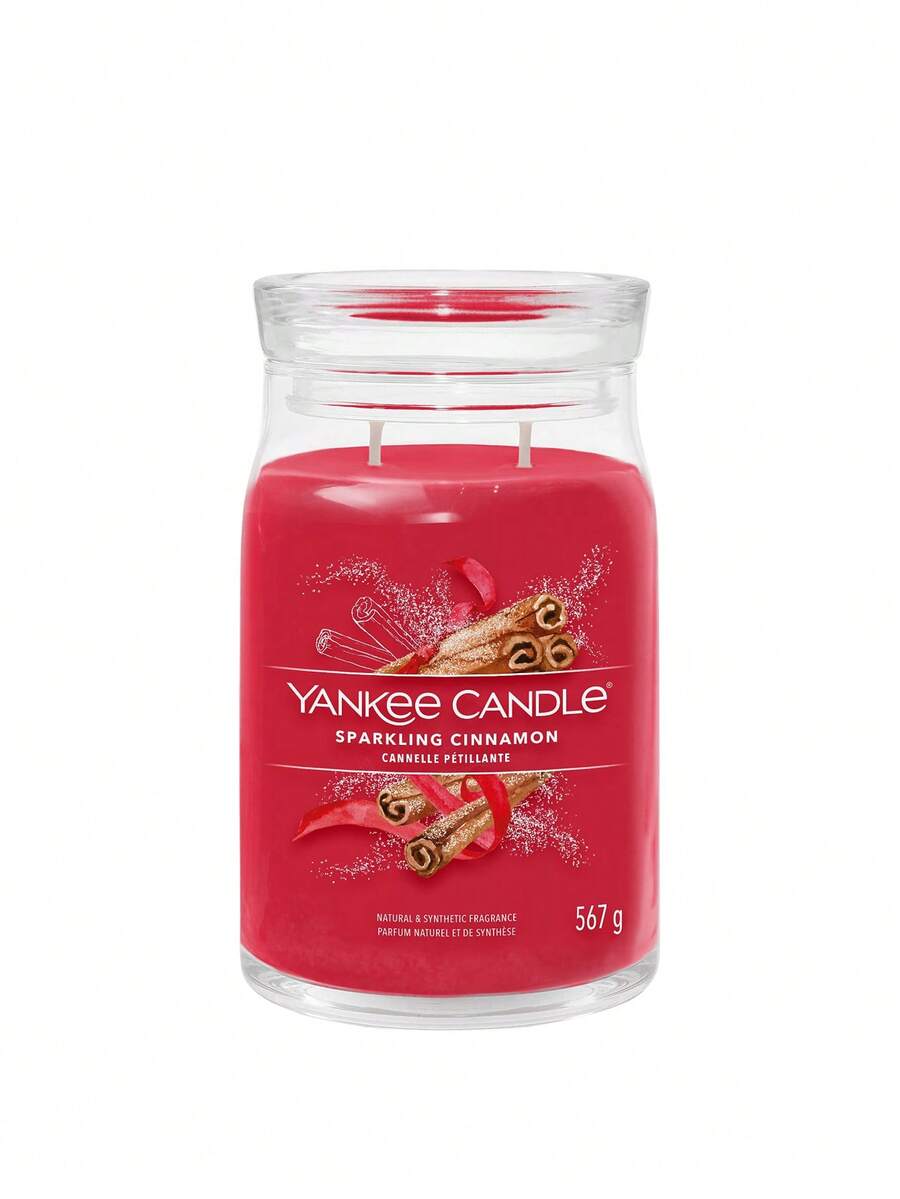 Sparkling Cinnamon Signature Large Jar Candle 567 G - one-size - View 1