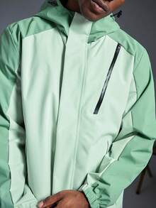 Driftmere Chaqueta ligera con cremallera para hombre, cómoda, casual, para exteriores, de primavera a verano - Gris - Ver 6