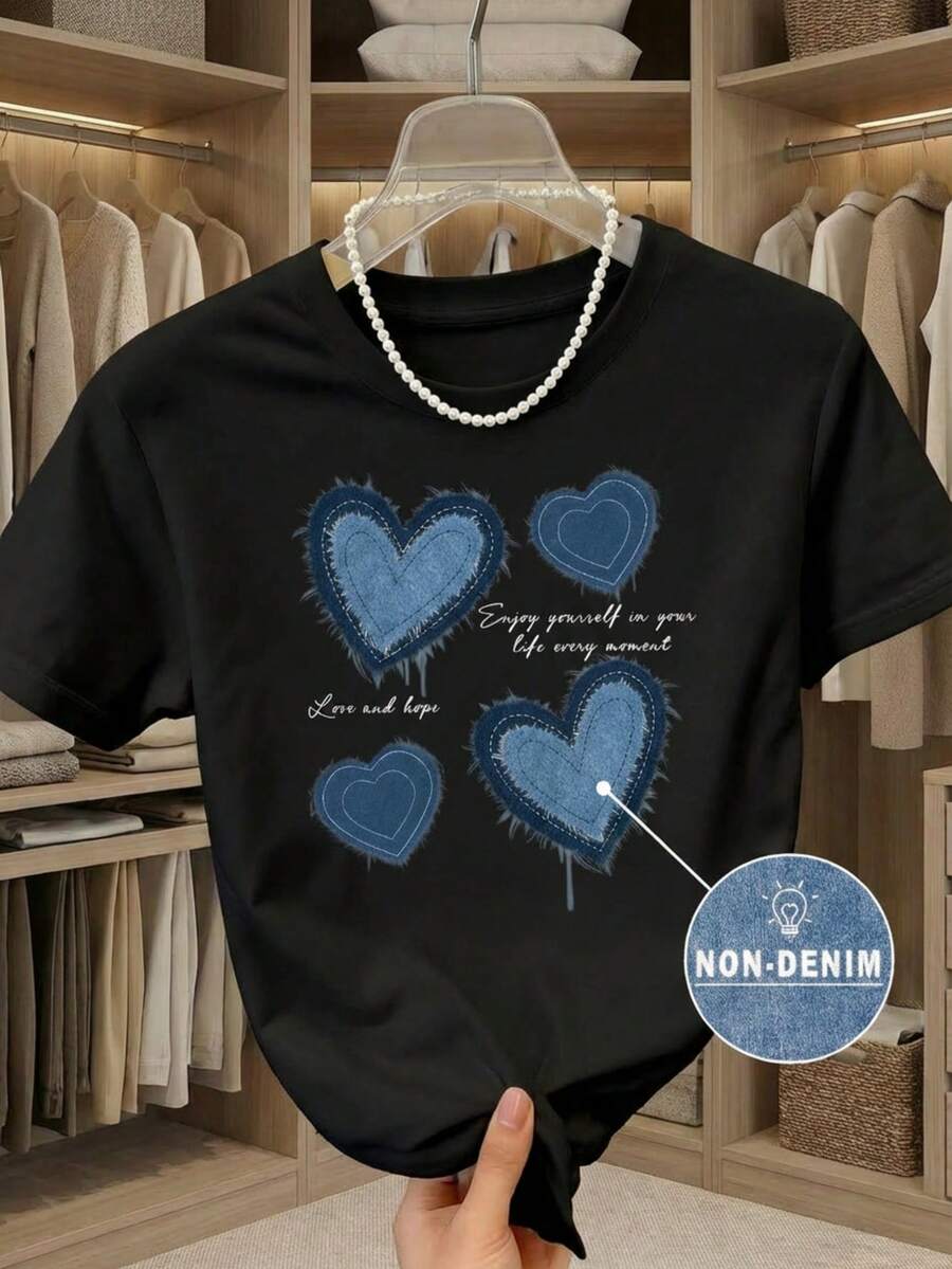 Women T-Shirts - Black - View 1