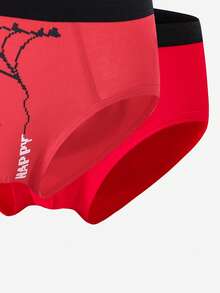 Bộ 5 quần lót cotton in hình nhện thoải mái cho bé trai - Nhiều màu - Xem 3