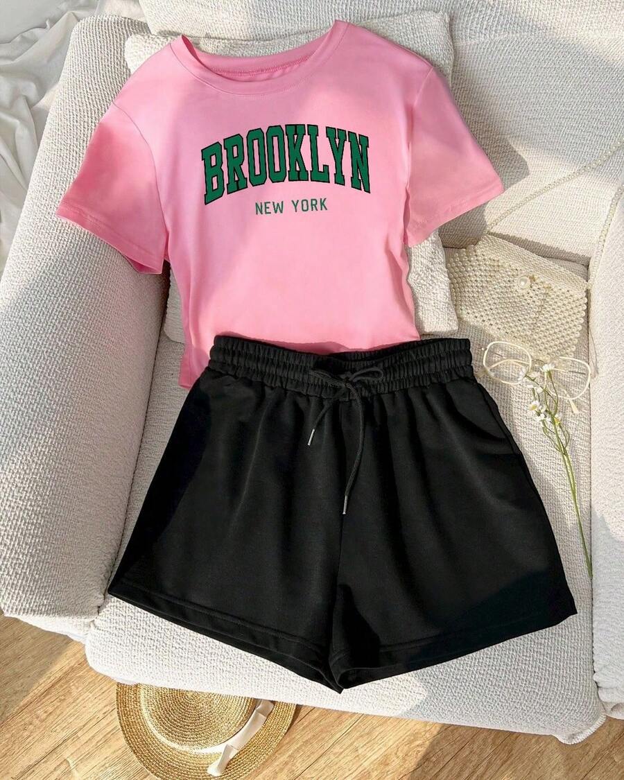 Women Two-Piece Outfits, Tall Women - Pink - View 1