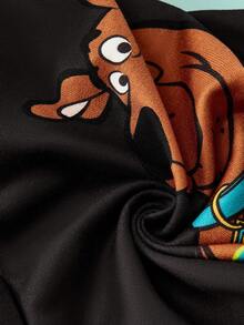 SCOOBY-DOO X SHEIN 1 Piece Of Cute Cartoon Pattern Printed Pet Hooded Sweatshirt, Cat Clothes, Dog Clothes, Size XXS-XXXXL, Extra Small, Extra Large, Adventure.,Gift Ideas - 黑色 - 查看 7