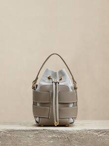 SHECARRY 1PC WOMEN'S FASHION 2 IN 1 SHOULDER & CROSSBODY BAG FOR COMMUTING & EVERYDAY USE - Grey - View 8