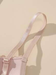 3pcs/Set Lace Women's Underwire Bra, Valentine's Day