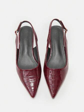 CUCCOO CURVES Women's Fashionable Elegant Pointed Toe Wide Fit Flats