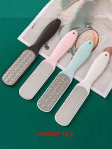 1/2/4 piezas Cepillo/Lija de doble cara grande para pies/Mascotas para eliminar la piel muerta y callosidades, Cepillo/Lija para lavar los pies - Multicolor - Ver 1