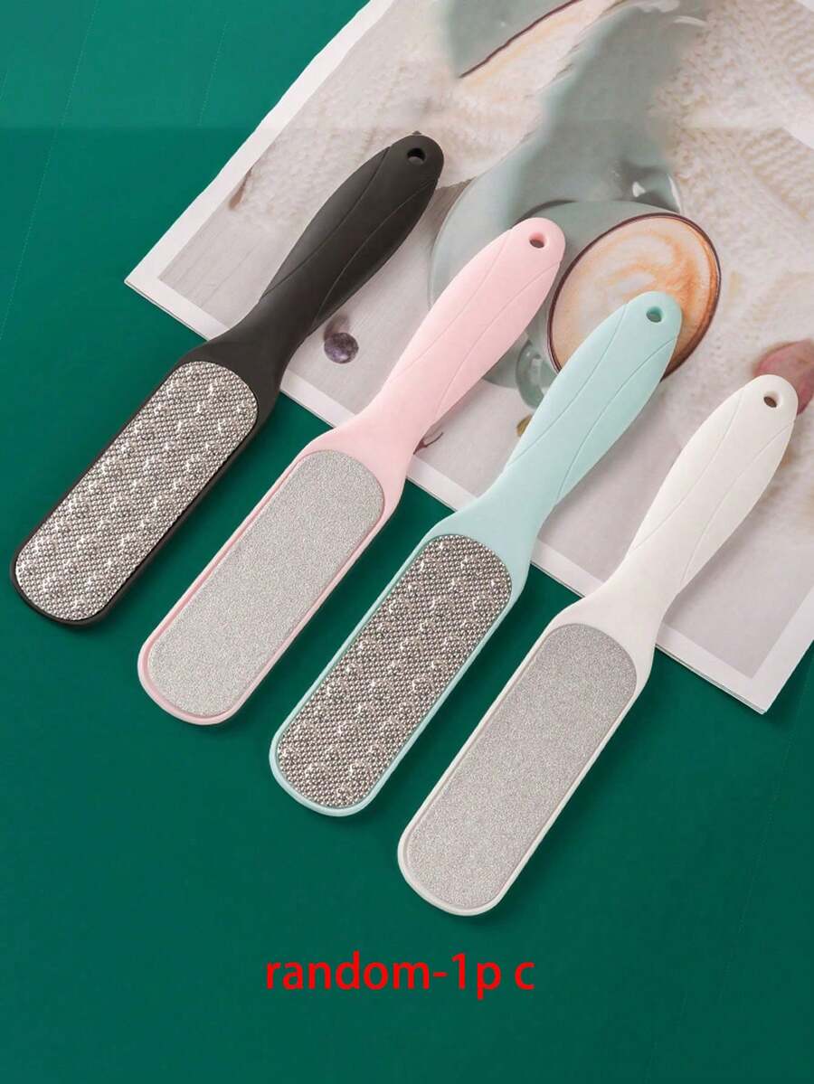 1/2/4 piezas Cepillo/Lija de doble cara grande para pies/Mascotas para eliminar la piel muerta y callosidades, Cepillo/Lija para lavar los pies - Multicolor - Ver 1