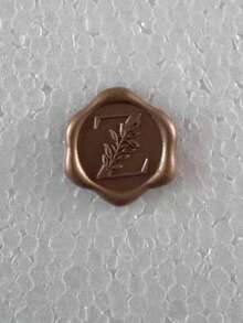 30/50 张字母蜡封贴纸，金色字母自粘蜡封贴纸，信封封口贴纸，自粘金色贴纸，适用于感恩节贺卡/礼品包装/婚礼订婚派对邀请函、生日派对、圣诞节等场合。 - 銅色 - 查看 60