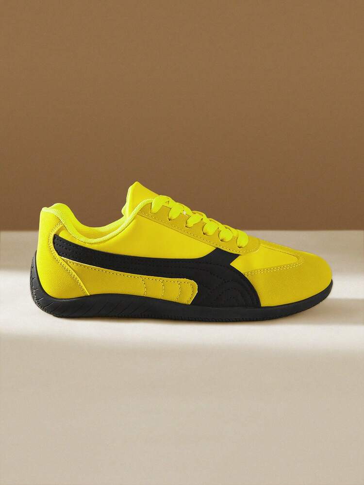 CUCCOO EASI Baskets de sport confortables à couleurs contrastées pour femmes, polyvalentes pour un port quotidien