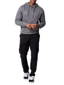 BENCH Men's Hoodie Grey - Gris Oscuro - Ver 2