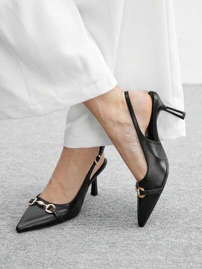 CUCCOO BIZCHIC Women's High Heels, Elegant And Chic For Workplace, Minimalist And Sophisticated