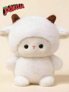 1pc, Cute Panda, Kitten, Duck, Fox And Raccoon Plush Toys, Suitable For Events And Party Decorations, Lovely Toys, Home Decorations, And Cute Stuffed Animal Gifts Ideal For Independence Day, Birthdays, Mother's Day, And Weddings.