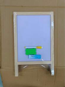 1pc 7.8"X12"/10"X16" Blank Black Frame Chalkboard Sign, DIY Tabletop Menu Board, Wedding Information, Suitable For Wedding Table Decor, Birthday Party, Family Gathering