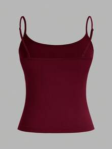 SHEIN EZwear Bộ 3 áo crop top thêu họa tiết cho nữ, gợi cảm và ôm sát, phù hợp cho mùa hè - Nhiều màu - Xem 5