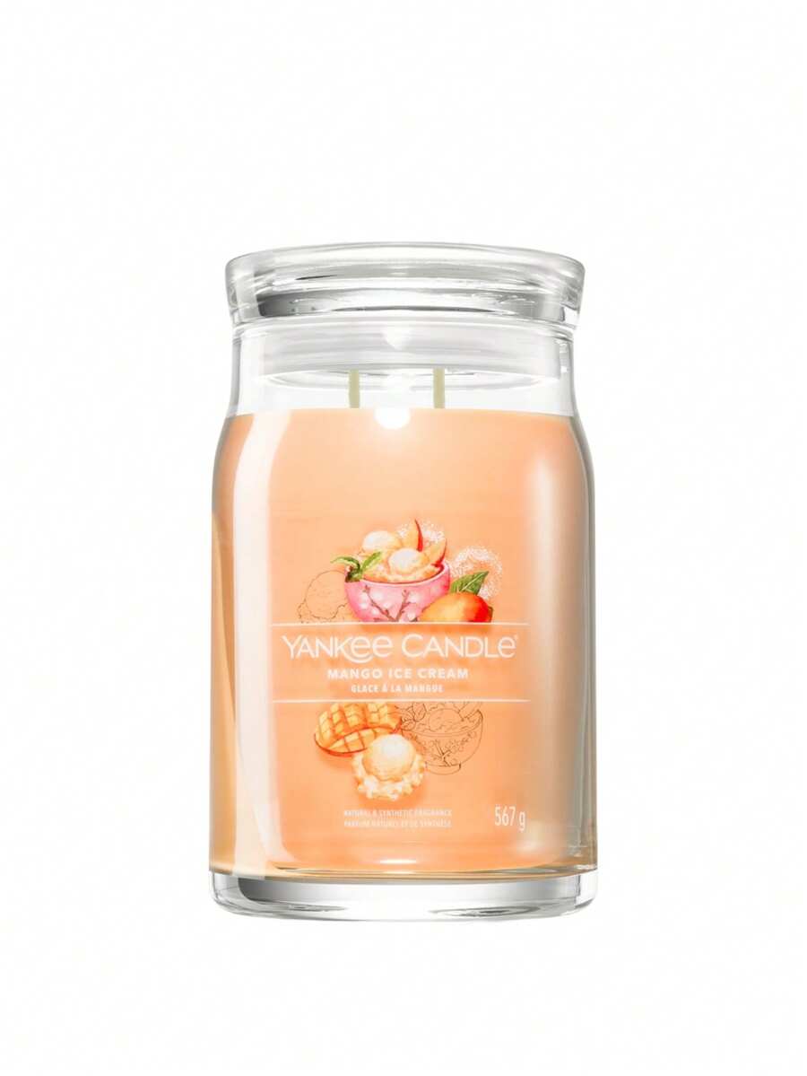 Yankee Candle Mango Ice Cream Signature Large Jar Candle 567 G - one-size - View 1