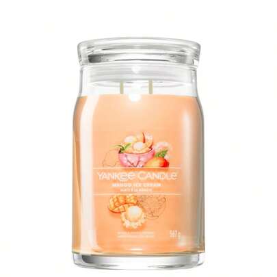 Yankee Candle Mango Ice Cream Signature Large Jar Candle 567 G