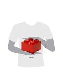 LEGO Other® Room Copenhagen Storage Brick 4, Red 5.6L Kids Ages 6 Years+ 5706773400300 - Multicolor - View 2