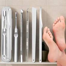 Ingrown Toenail Pedicure Tool Kit,Nail Manicure Kit For Dead Skin And Calluses, Stainless Steel Nail Care For Senior Adult, The Most Cost-Effective And Easy-To-Use Foot Repair Tool,Nail Supplies,Nail Tools,Nail Art Tools,Back To School,Nails,Nail Tools For Press On Nails,Manicure Pedicure Tools - Silver - View 12