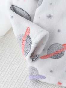 Tween Boys Pajamas-Pajama Set Crew Neck Long Sleeve Top Long Pants Space Planet Print Light Gray White Pastel Pink Purple All Season 2026 New Year Essential Boys Lounge Set Boys Pajama Sets Boy Pajamas Set - Multicolor - View 7