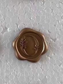 30/50 张字母蜡封贴纸，金色字母自粘蜡封贴纸，信封封口贴纸，自粘金色贴纸，适用于感恩节贺卡/礼品包装/婚礼订婚派对邀请函、生日派对、圣诞节等场合。 - 銅色 - 查看 45