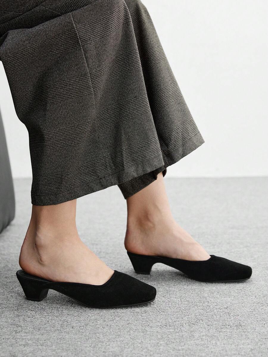 CUCCOO BIZCHIC Women's Elegant Commuting Simple Versatile Pumps For Christmas - Black - View 1