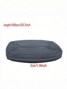 1条10米自粘塑料泡沫密封条，适用于推拉门窗，隔音防尘防水防虫，缝隙密封条，家居装修降噪冬季适用