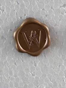 30/50 张字母蜡封贴纸，金色字母自粘蜡封贴纸，信封封口贴纸，自粘金色贴纸，适用于感恩节贺卡/礼品包装/婚礼订婚派对邀请函、生日派对、圣诞节等场合。 - 銅色 - 查看 22