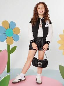 Mini mi #TopPick 女童白色黑色橡胶底运动鞋 – 运动、舒适 & - 黑與白 - 查看 6