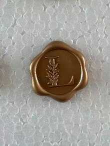 30/50 张字母蜡封贴纸，金色字母自粘蜡封贴纸，信封封口贴纸，自粘金色贴纸，适用于感恩节贺卡/礼品包装/婚礼订婚派对邀请函、生日派对、圣诞节等场合。 - 銅色 - 查看 19