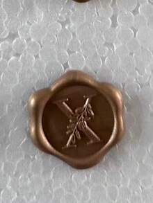 30/50 张字母蜡封贴纸，金色字母自粘蜡封贴纸，信封封口贴纸，自粘金色贴纸，适用于感恩节贺卡/礼品包装/婚礼订婚派对邀请函、生日派对、圣诞节等场合。 - 銅色 - 查看 65