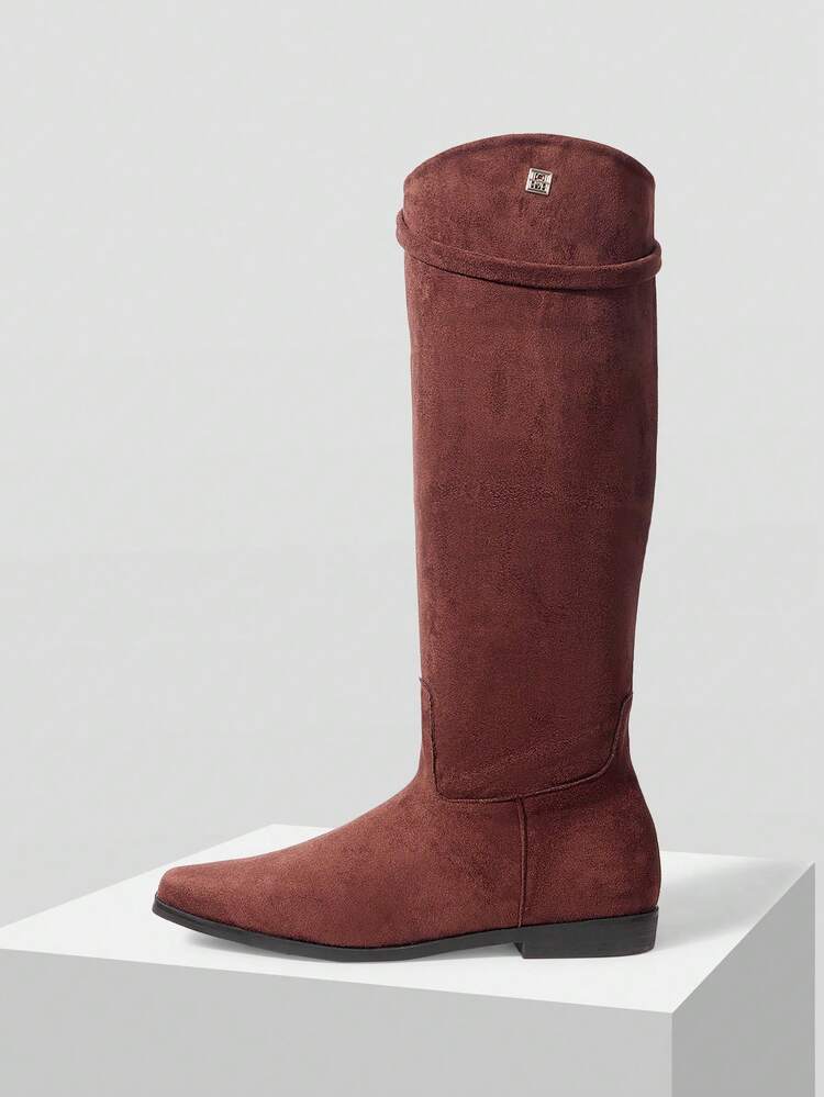 WOMEN'S RETRO SQUARE TOE MID-CALF BOOTS FOR CHRISTMAS