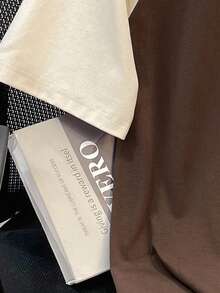 Manfinity Joysei Męska koszulka z krótkim rękawem i grafiką 3D Texas Letter