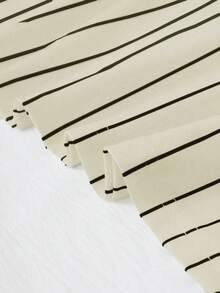 SHEIN ChillGRL 2pcs/Set Casual & Fashionable Teen GirlNumber Graphic V-Neck Short Sleeve Top And Wide Leg Sweatpants Set - Multicolor - View 5