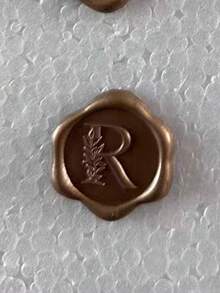 30/50 张字母蜡封贴纸，金色字母自粘蜡封贴纸，信封封口贴纸，自粘金色贴纸，适用于感恩节贺卡/礼品包装/婚礼订婚派对邀请函、生日派对、圣诞节等场合。 - 銅色 - 查看 38