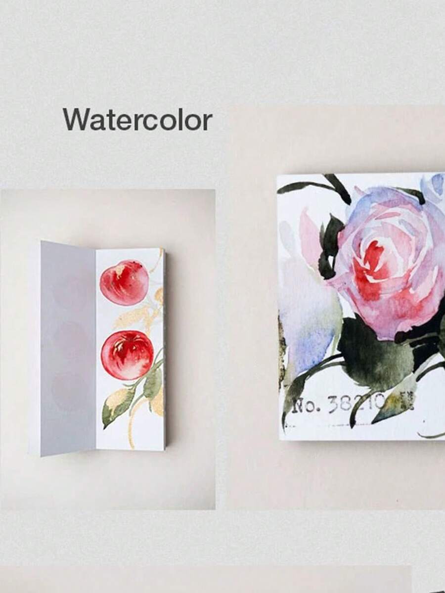 1本/4本装，小巧精致，轻便实用，适合艺术家使用。经久耐用，时尚美观，是记日记、做笔记和素描的理想之选。艺术家素描本，长方形便携画本，创意精美，斋月节特别款。 - 彩色 - 查看 1