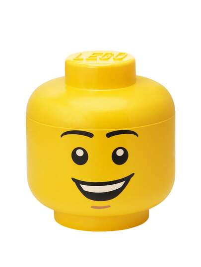 LEGO Other® Storage Head Large Happy Boy Kids Ages 4 Years+ 5711938248499