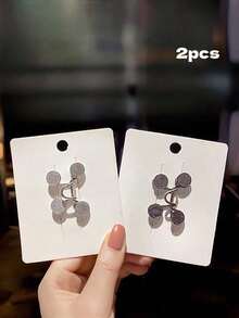 2pcs Adjustable Invisible Belt Set For Women - Instant Buckle Waist Cincher With Sparkle Decor, Suitable For Jeans And Casual Pants - Accessory - Multicolor - View 6