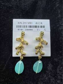 Opalesca 1 Pair Of Retro Elegant Baroque Pearl Earrings For Women - Gold - View 10