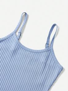 Comfortcana 3入組女士實色貼身連體褲，細肩帶 - 彩色 - 查看 4