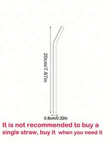 1个条纹玻璃杯，带吸管和盖子 - 20.29盎司/600毫升，外观精美的玻璃饮水杯，适用于咖啡、茶、牛奶、冰美式咖啡和拿铁等饮品。 - 透明 - 查看 12