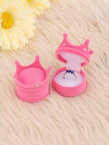 Joivida 1个卡通首饰礼盒，可收纳耳环、项链、戒指、手镯，圣诞节礼物，适合女孩、青少年、女性，北欧风格，房间装饰必备品 - 彩色 - 查看 6