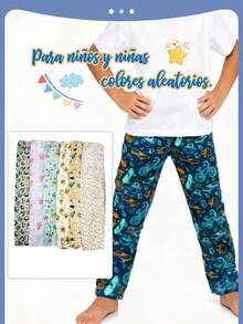 Pantalón de Casa Casual de Invierno Peludo y Abrigado, Envío con Estilos Aleatorios, Pantalón de Pijama para Niños y Chicos - Pantalón de Pijama para Niñas y Chicas, Unissex (Para Ambos Géneros),  Pantalón de Casa de Descanso Abrigado - Multicolor - Ver 1