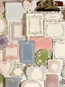 Zazumi 30pcs Note Cards Set, Thank You Cards & Gift Message Cards, Handwriting Diary & Scrapbooking Supplies For Graduation Gifts, Friends - Multicolor - View 6