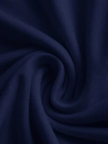 SHEIN EZwear 两件装女士纯色立领修身百搭长袖T恤，适合秋冬季通勤穿着 - 彩色 - 查看 4