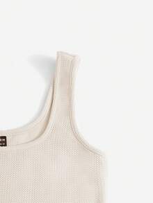 Comfortcana 素色連體衣和腰部抽繩短褲 - 米色 - 查看 6