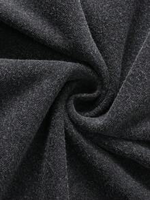 Manfinity EMRG Áo thun nam tay ngắn dáng rộng, dáng rộng, in chữ, hở vai, mặc hàng ngày - màu đen - Xem 6